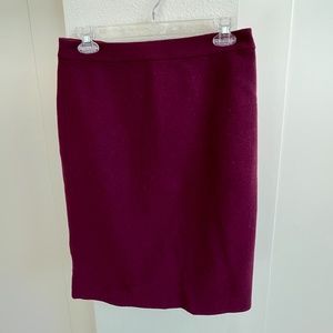 J.Crew Factory Double-Serge Wool Pencil Skirt